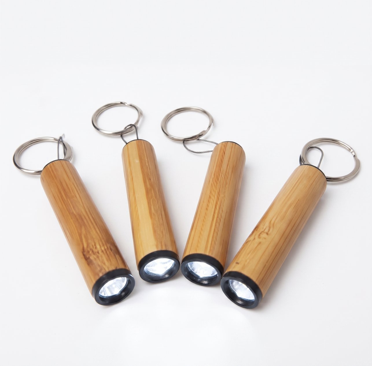 Mini Linterna C/Llavero Bamboo