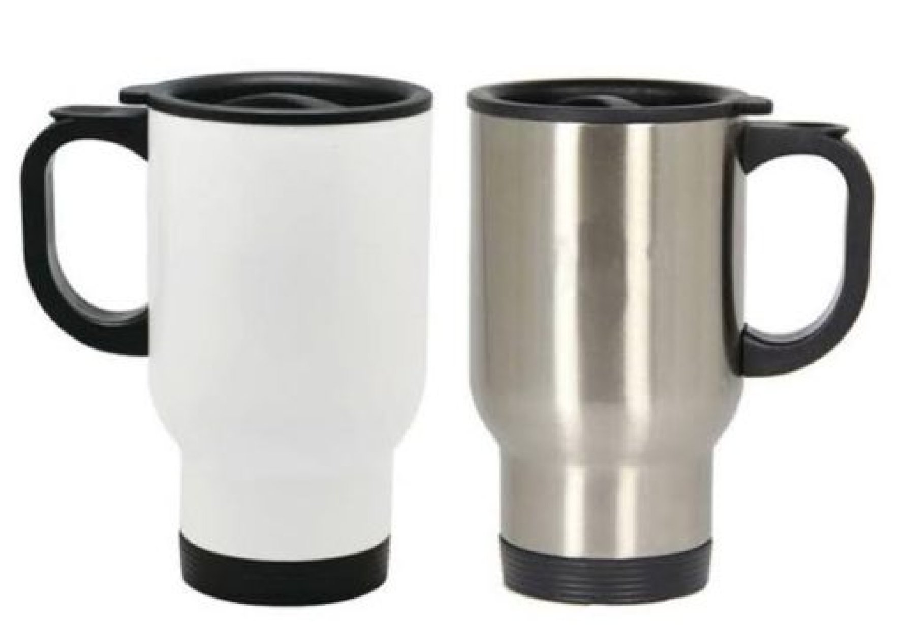 Mug Plástico con Metal para Sublimar