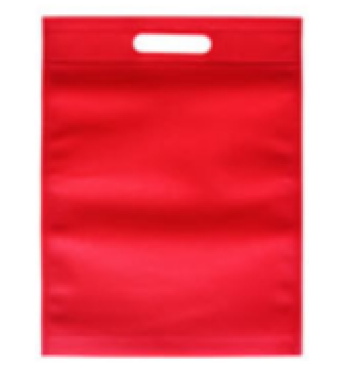 TX‐158 BOLSA DE CAMBRELL CON ASA TROQUELADA 30X40X5 COLOR ROJO